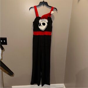 Nightmare before Christmas Black and Red Skeleton Jumpsuit